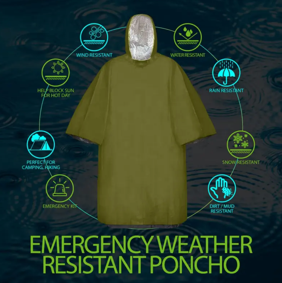 Storm Guardian Emergency Weather Poncho